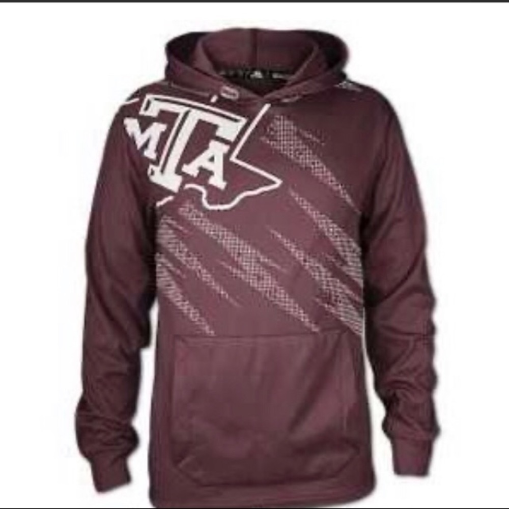 Adidas Texas A&M Aftershock Performance Hoodie